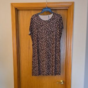 Victoria's Secret Leopard Print Mini Dress